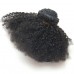 Afro Kinky Nappy Hair Bundles, One Bundle Natural Color Vrigin Human Hair Hair Weave